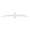 Ekena Millwork Bellingham Architectural Grade PVC Gable Bracket, 108"W x 18"H x 4"D x 6"F, 4/12 Pitch GBP108X18X0406BEL00 - alternate 5